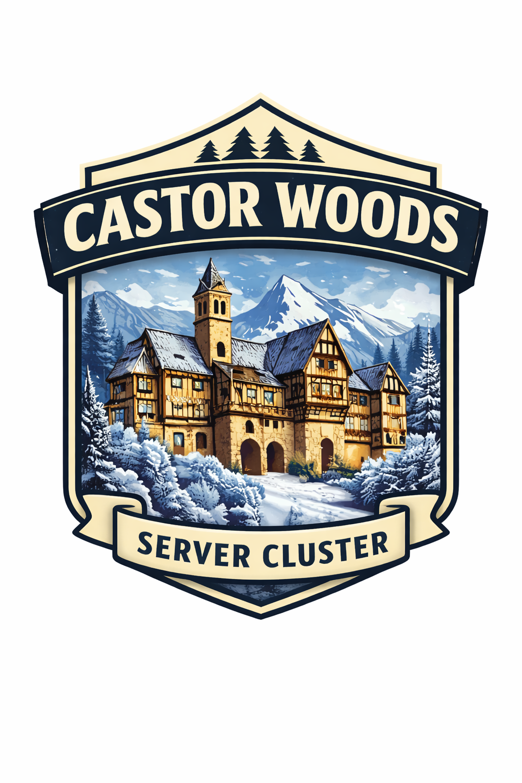 Castor Woods Server Cluster Logo